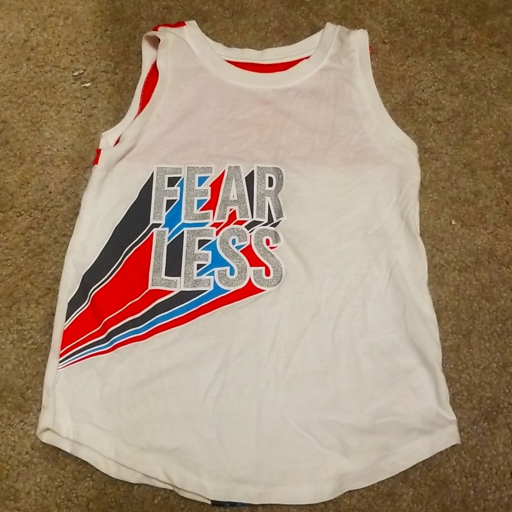 New w/out Tags, Girl's Size 6, "Fearless" Tanktop. BUNDLE TO SAVE!